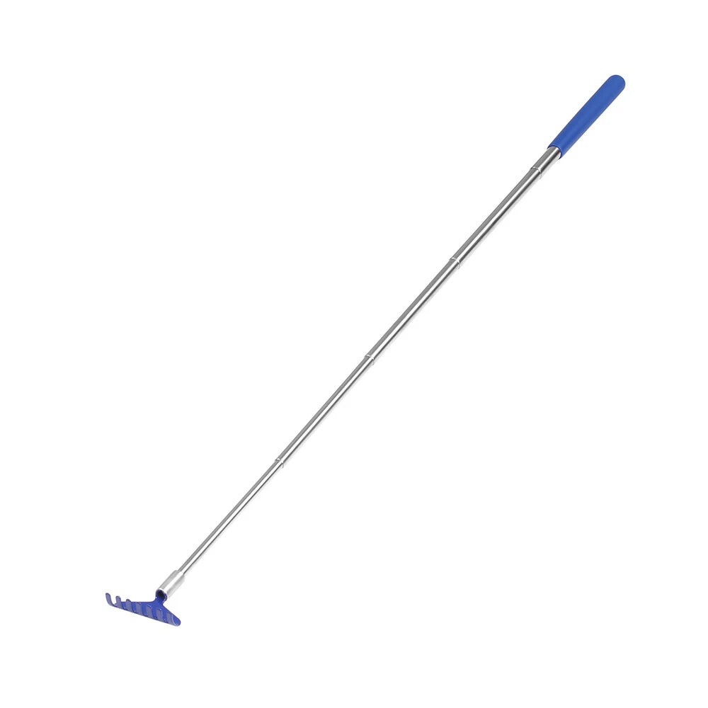 Anself Telescopic Back Scratcher Massager Metal Compact Extendable 5Section S2K5