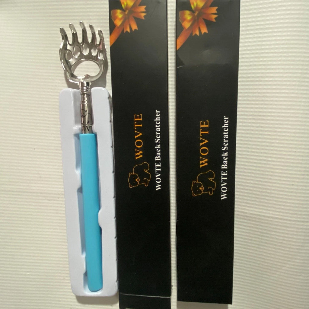 WOVTE 2PC Back Scratcher Portable Extendable Bear Claw Telescopic Hand Massager