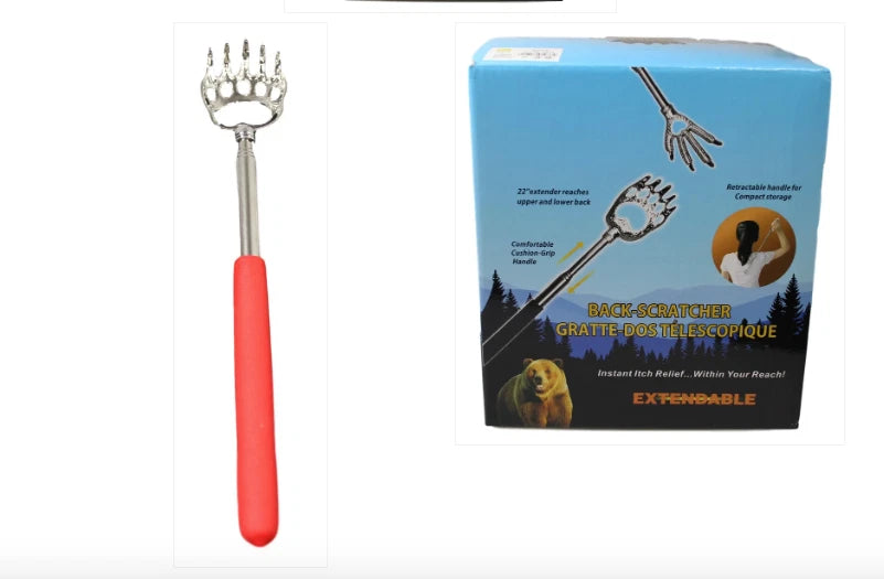 Back Scratcher Metal Telescopic Extendable Eagle Claw Portable Massager x 3