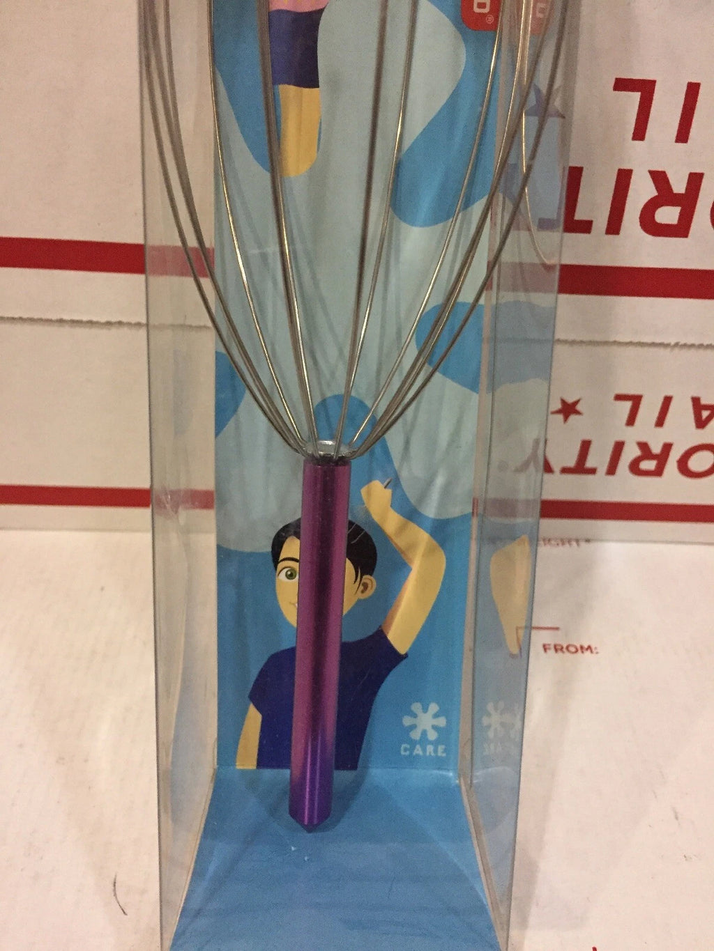 Kikkerland Purple Head Massager Scratcher  AR18-A - MASSE-TETE - Box