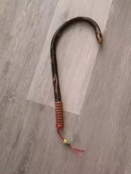 Vintage Hand Carved Wooden Back Massage Scratcher Stick