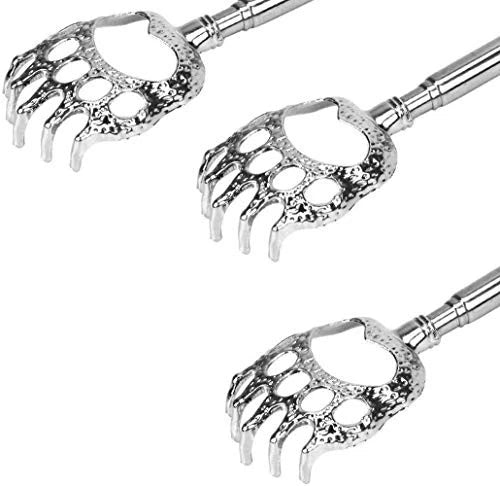 ISCRIO Back Scratcher,4 Pcs Telescoping Back Scratchers Hand Massager Backslap