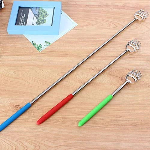ISCRIO Back Scratcher,4 Pcs Telescoping Back Scratchers Hand Massager Backslap