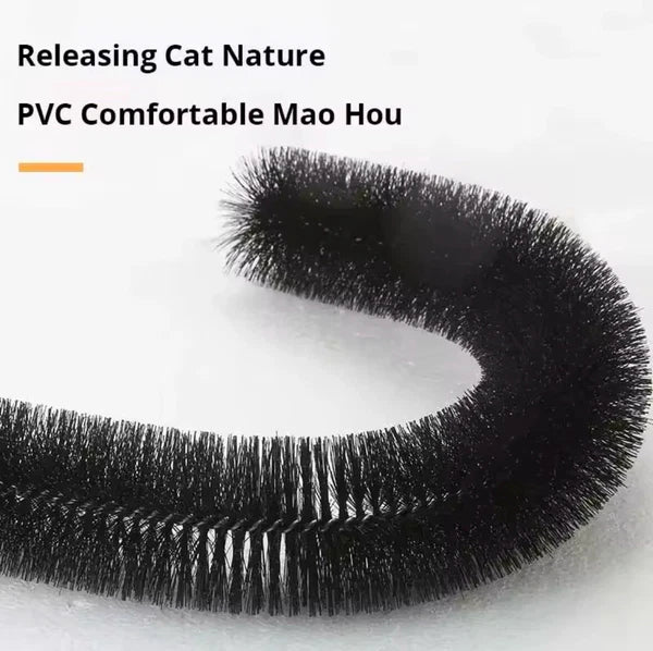 Cat Shedding Hair Remover Arch Self Groom Scratcher Toy Massaging With Scratcher