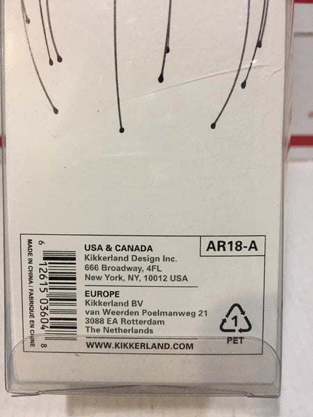 Kikkerland Purple Head Massager Scratcher  AR18-A - MASSE-TETE - Box