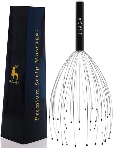 USAGA 36 Fingers Head Massager Scalp Massager Head Scratcher for Scalp Body Rela