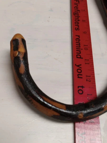 Vintage Hand Carved Wooden Back Massage Scratcher Stick