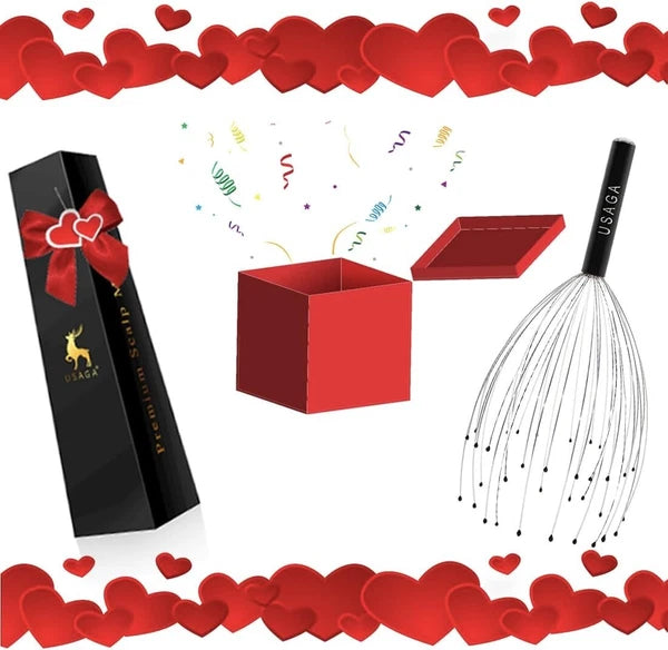 36 Fingers Black Head and Scalp Massager Relaxing Scratcher