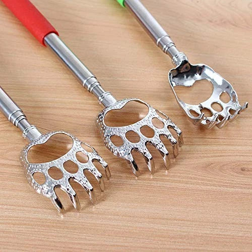 ISCRIO Back Scratcher,4 Pcs Telescoping Back Scratchers Hand Massager Backslap