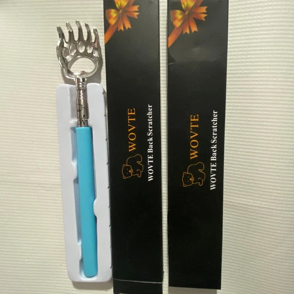 WOVTE 2PC Back Scratcher Portable Extendable Bear Claw Telescopic Hand Massager
