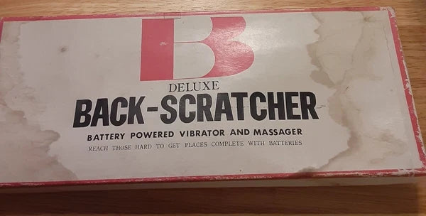 Deluxe Back Scratcher Battery Powered Vibrating 18" In Box - Works