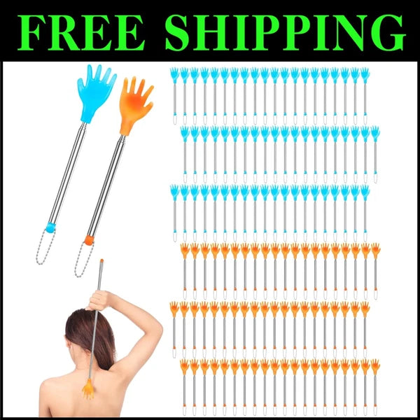 Comfortable Hand-Shaped Back Scratchers in Bulk - 100 Pcs for Itching Relief