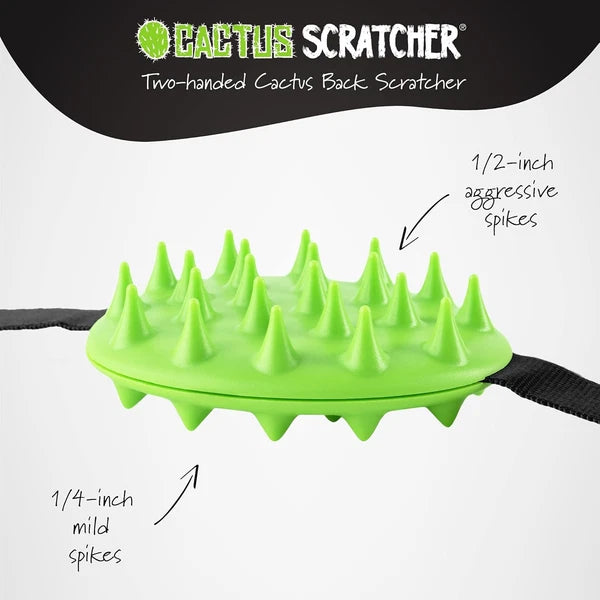 Mini Back Scratcher for Itching Relief, 2-Sides with Aggressive & Soft Spikes, L