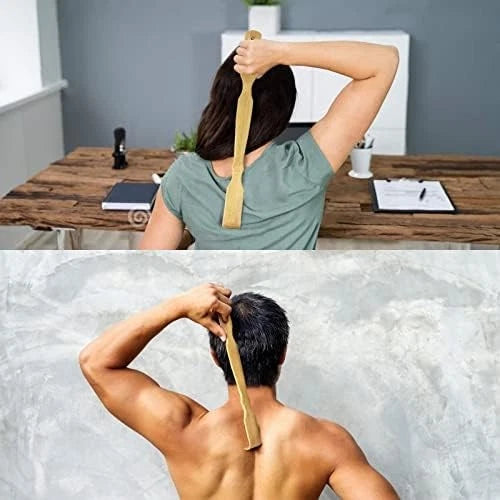 2 Pack Bamboo Back Scratcher100% Natural Bamboo Back Scratchers for Itching R...