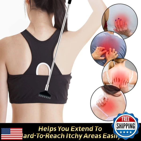 Asqraqo Back Scratcher 3 Pack Different Design Stainless Telescopic Back scra