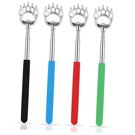 ISCRIO Back Scratcher,4 Pcs Telescoping Back Scratchers Hand Massager Backslap