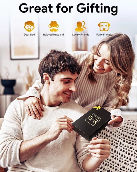 TUKUOS Telescoping Back Scratcher with 4Pcs Detachable Scratching Heads, Fathers