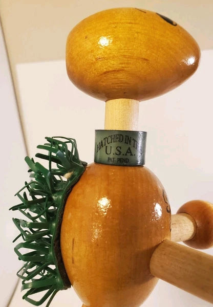 Back Scratcher & Massager 16" Wood Plastic Bristles Fun Healthy Back Tool