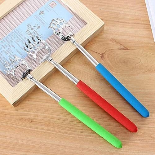 ISCRIO Back Scratcher,4 Pcs Telescoping Back Scratchers Hand Massager Backslap