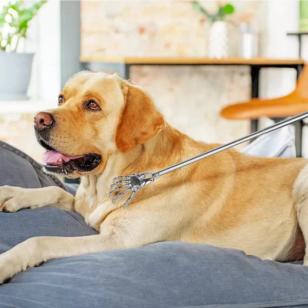 Extendable Back Scratcher Metal Telescopic Eagle Claw Portable Black Massager UK