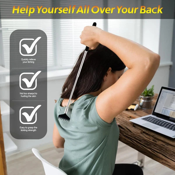 Back Scratcher 3 Pack Different Design Stainless Telescopic Back Scratchers with