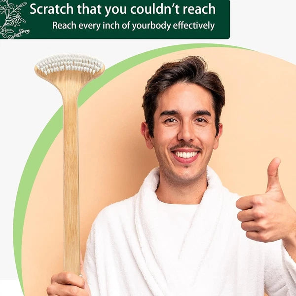 Ergonomic Back Scratcher with Cotton-Wrapped Handle, Perfect Gift for All