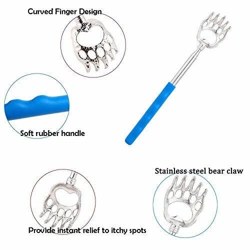 Ohuhu Telescopic Back Scratcher Extendable Back Itching Self Massager 8 PCS