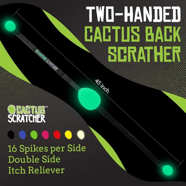 Cactus Scratcher Original Back Scratcher for Itching Relief, 2-Sided Aggressive