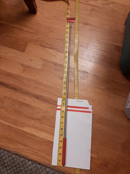 Telescopic Back Scratcher Red Garden Rake - Generic massager 27 inches to 8 in