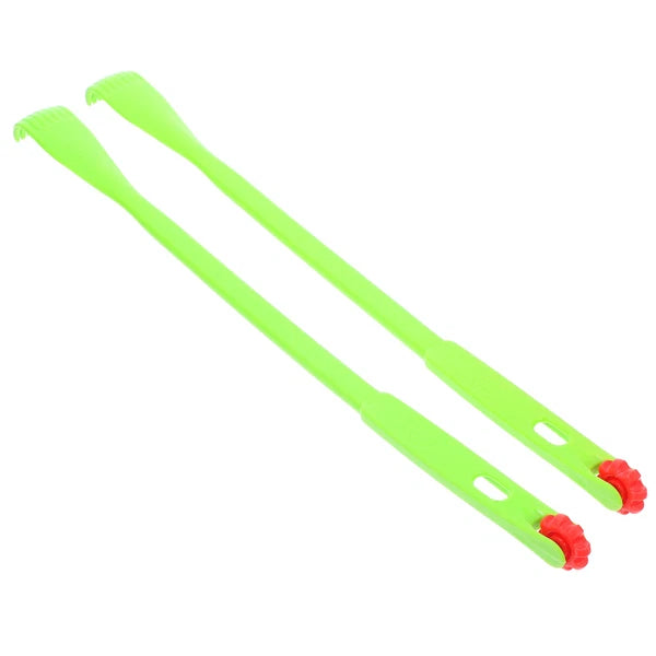 2 Pcs Itch Rake Massager Man Travel Telescopic Back Scratcher Hand Long