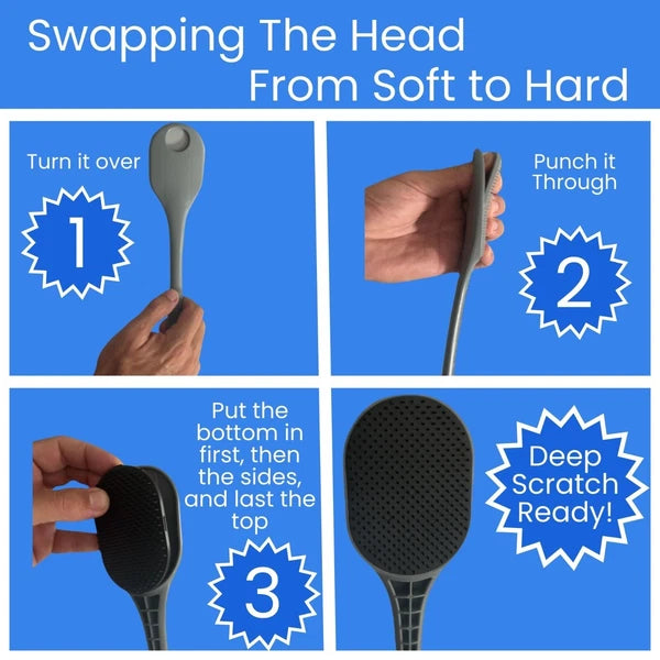 The Ultimate Back Scratcher, Scalp Massager, Back Massager, & Exfoliator