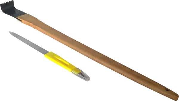 Generic Feels Like Fingernails Buffalo Horn Back Scratcher by Nesha, Wood