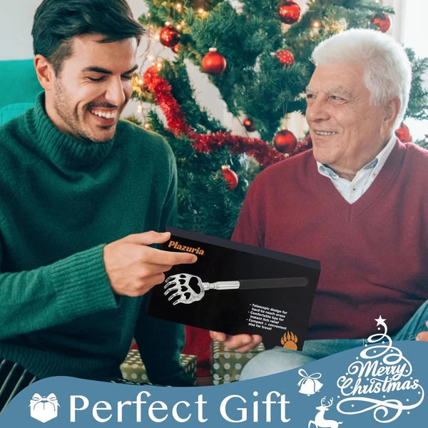 (4-Pack) Portable Extendable Telescopic Bear Claws Metal Back Scratchers/Hand Ma