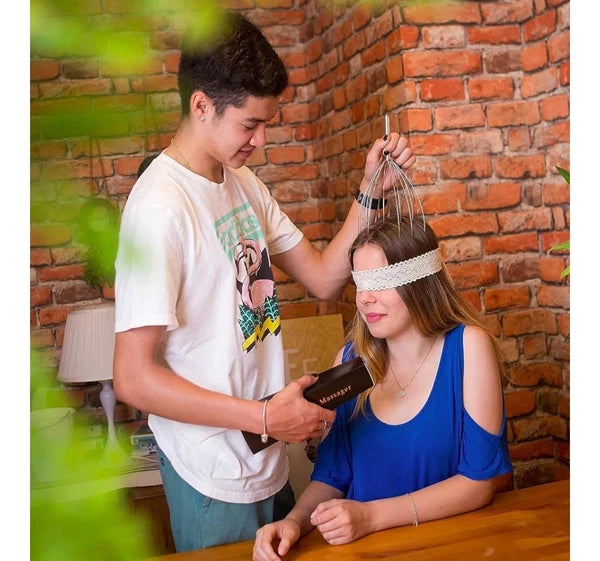 Head Massager Scalp Massager 20 Fingers Head Scratcher for Scalp Body Relaxing