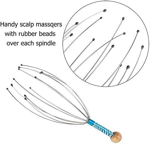 Scalp Massage Machine Head Massager Scalp Scratcher 12 Fingers pack of 2 piece