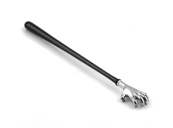 Sterling Silver and Ebony Back Scratcher Scully and Scully Massager Luxury Itch