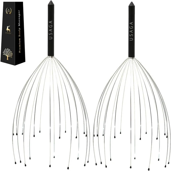 Head Massager Scalp Massager 20 Fingers Head Scratcher for Scalp Body Relaxing (