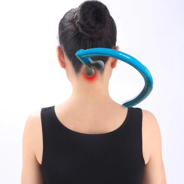 Digiteck Back Scratcher, Back Massager, Deep Tissue Muscle Massage Stick, Blue