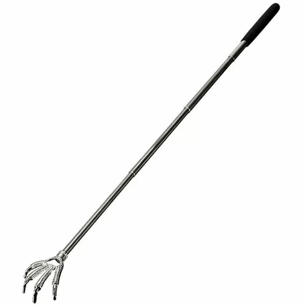 Extendable Back Scratcher Metal Telescopic Eagle Claw Portable Black Massager UK