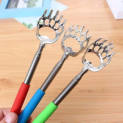 ISCRIO Back Scratcher,4 Pcs Telescoping Back Scratchers Hand Massager Backslap